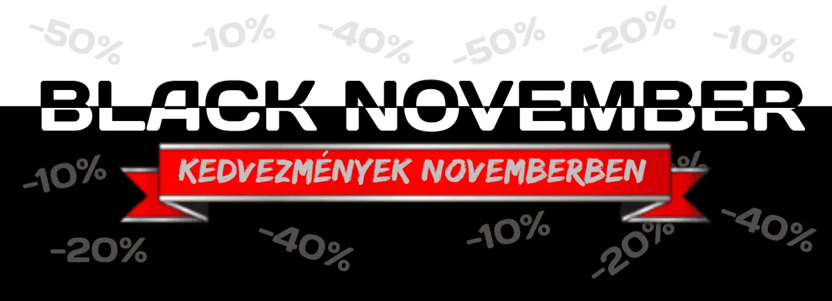 Black November - rendkívüli árak a Rokon Sportban