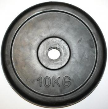 Tárcsasúly, gumírozott 10 kg 1.Kép