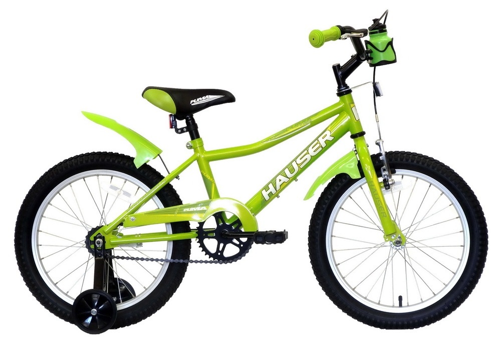 Hauser Puma 18"-as kerékpár, zöld