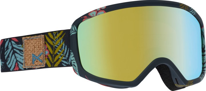 Anon Deringer női snowboard szemüveg/maszk szett, tiki/gold-chrome