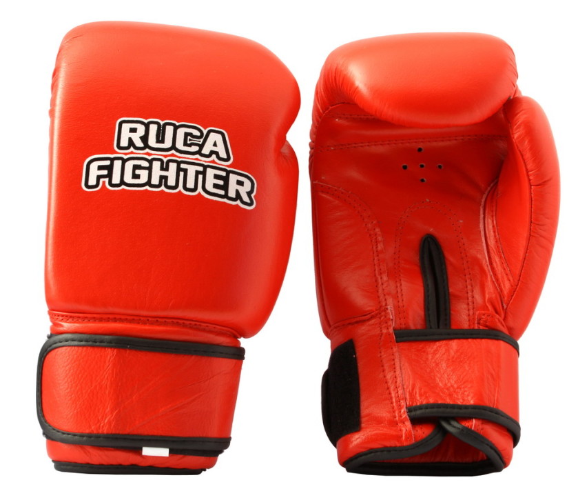 Ruca Fight bokszkesztyű, 10 unciás, piros színű
