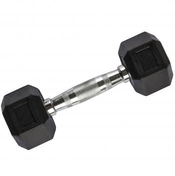Egykezes súlyzó hexa 1X7 kg, gumi bevonat 1.Kép