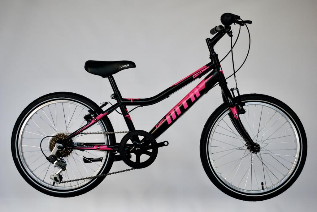 Trans Montana MTB Kid kerékpár 20", fekete-pink, 12 seb.