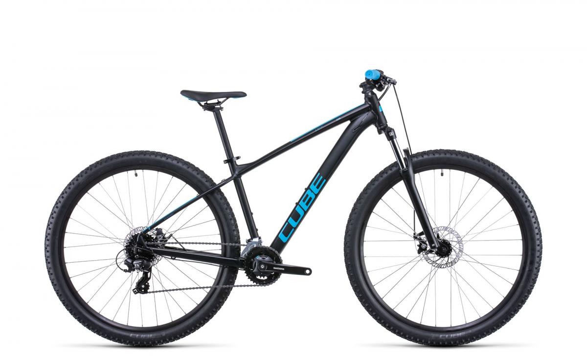 Cube Aim 29" MTB kerékpár, fekete-kék 2022
