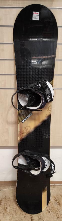Használt Head Matrix snowboard, Head kötéssel 154cm Kép