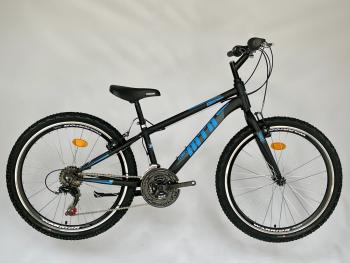 MTB Junior kerékpár 24", fekete-kék 1.Kép