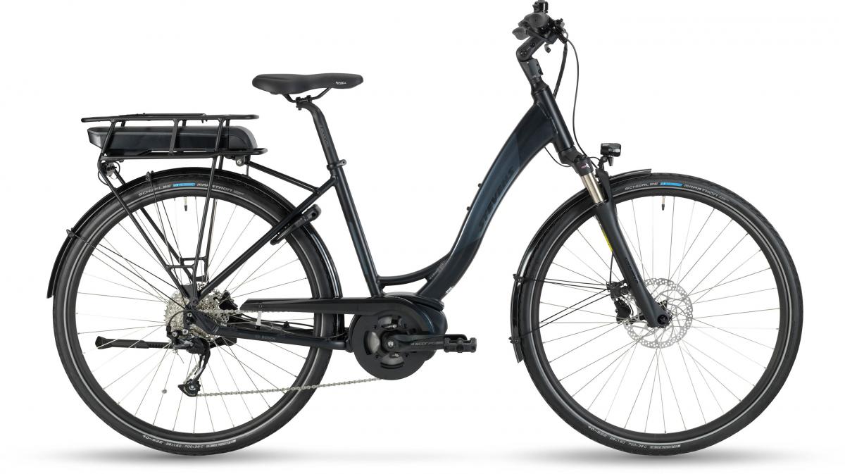 Stevens E-Molveno elektromos LS trekking kerékpár, velvet black 2023