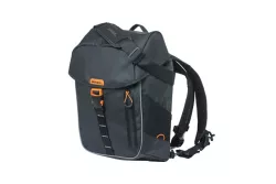 MilesTarpaulin Daypack táska, csomagtartóra, 17L, fekete-narancs Kép