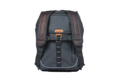 Basil MilesTarpaulin Daypack táska, csomagtartóra, 17L, fekete-narancs 3.Kép