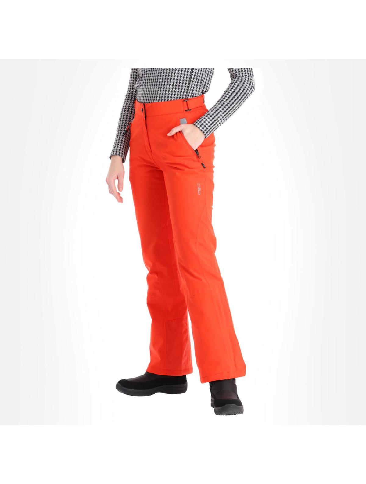 Woman Pant 018596 női sínadrág, neon narancs