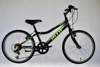 MTB Kid kerékpár 20&quot;, fekete-zöld, 12 seb. Kép
