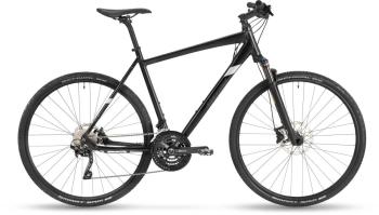 2024 6X cross trekking kerékpár, stealth black 1.Kép