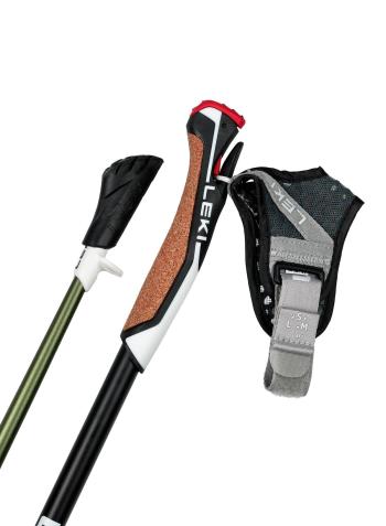 2024 Flash Carbon Nordic Walking túrabot, green metal-black yellow 2.Kép