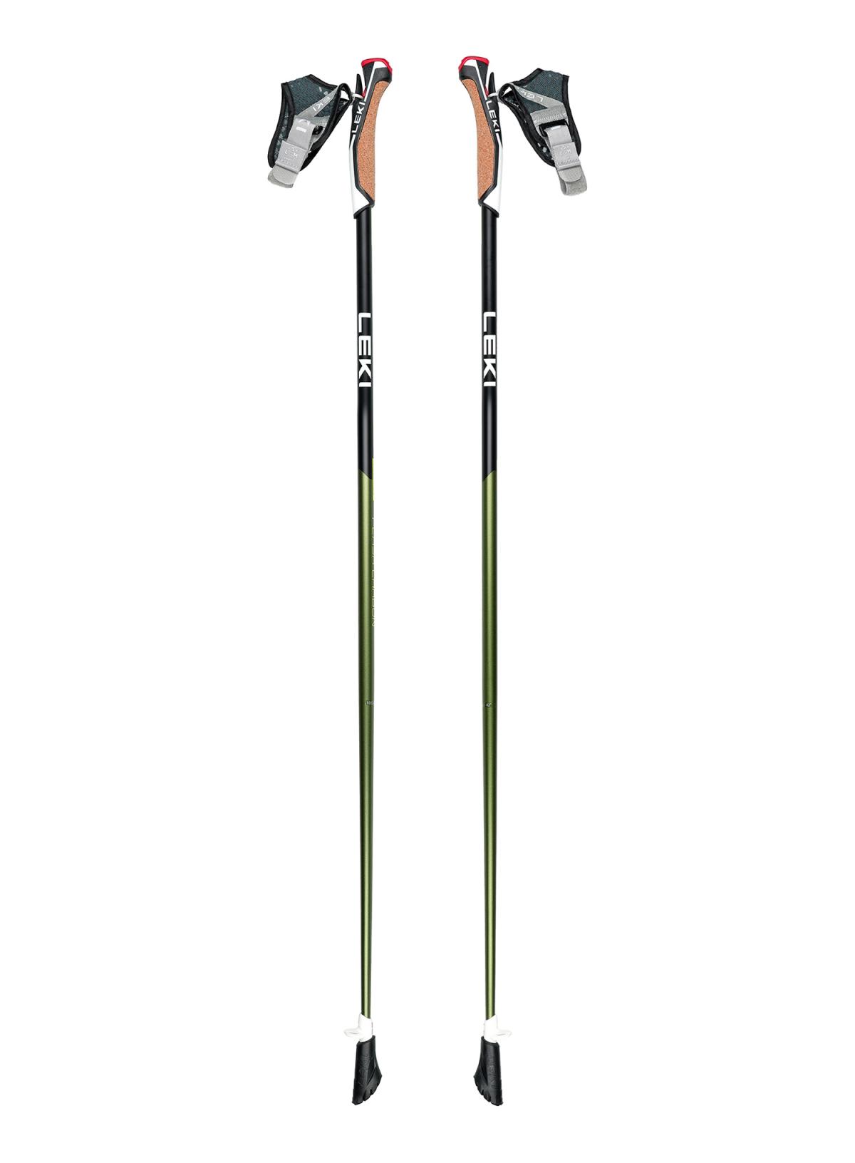 2024 Flash Carbon Nordic Walking túrabot, green metal-black yellow