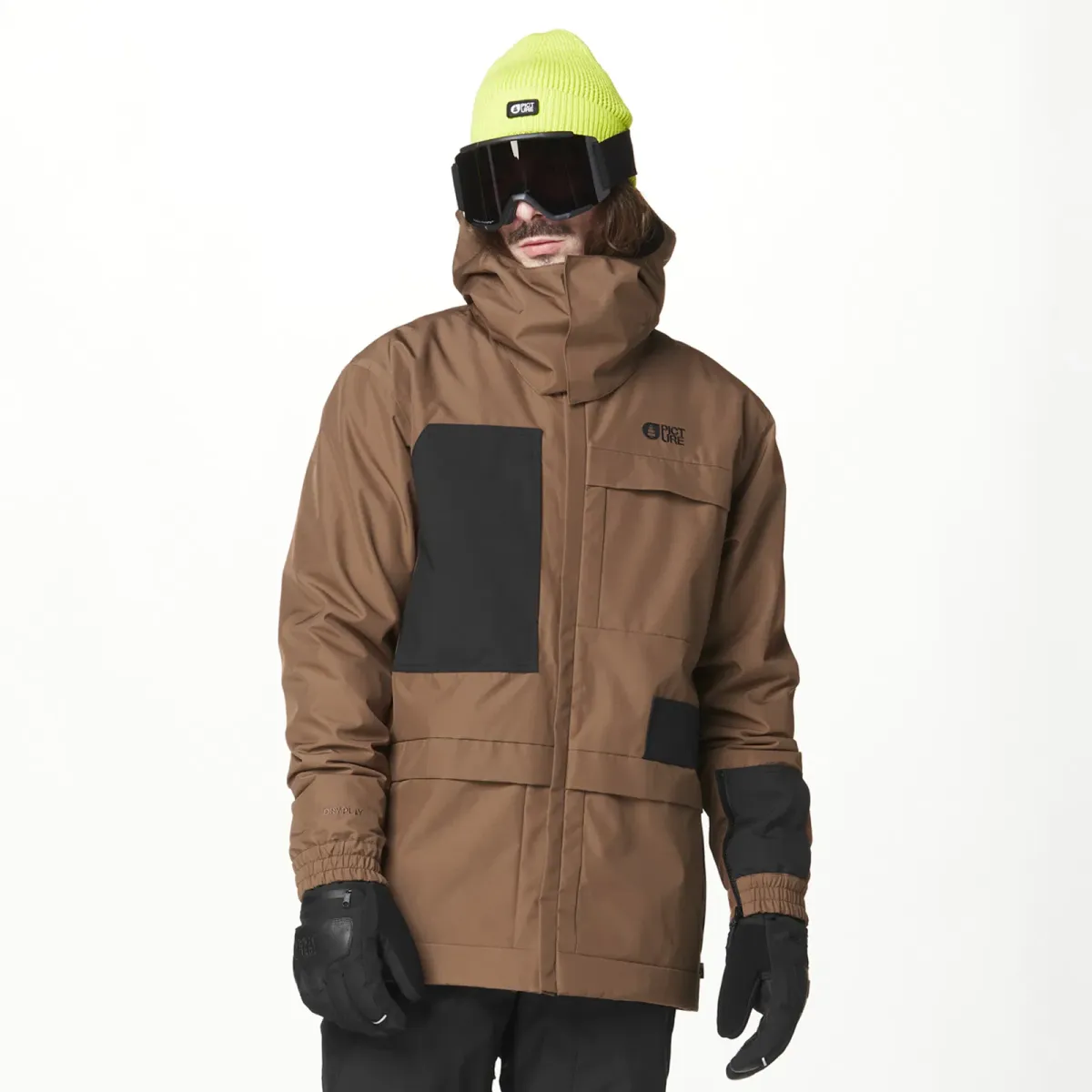 Owenn Jkt si-és snowboard kabát, cocoa brown