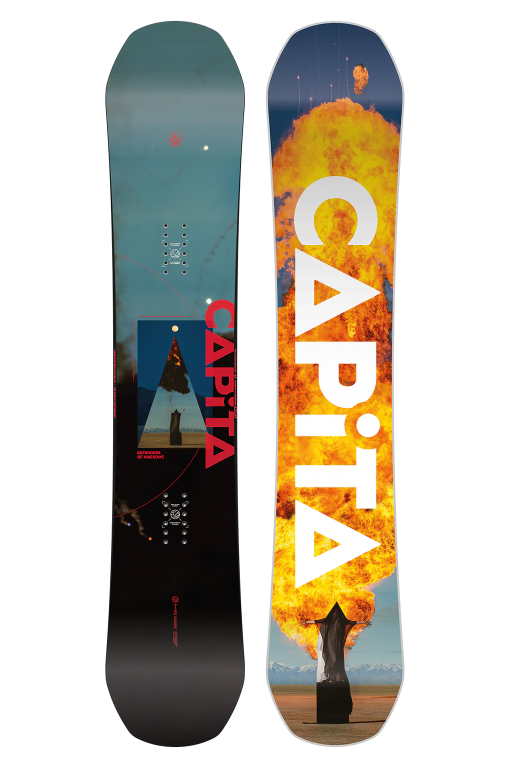 Defenders of Awesome, DOA 156 cm snowboard, 2024/2025