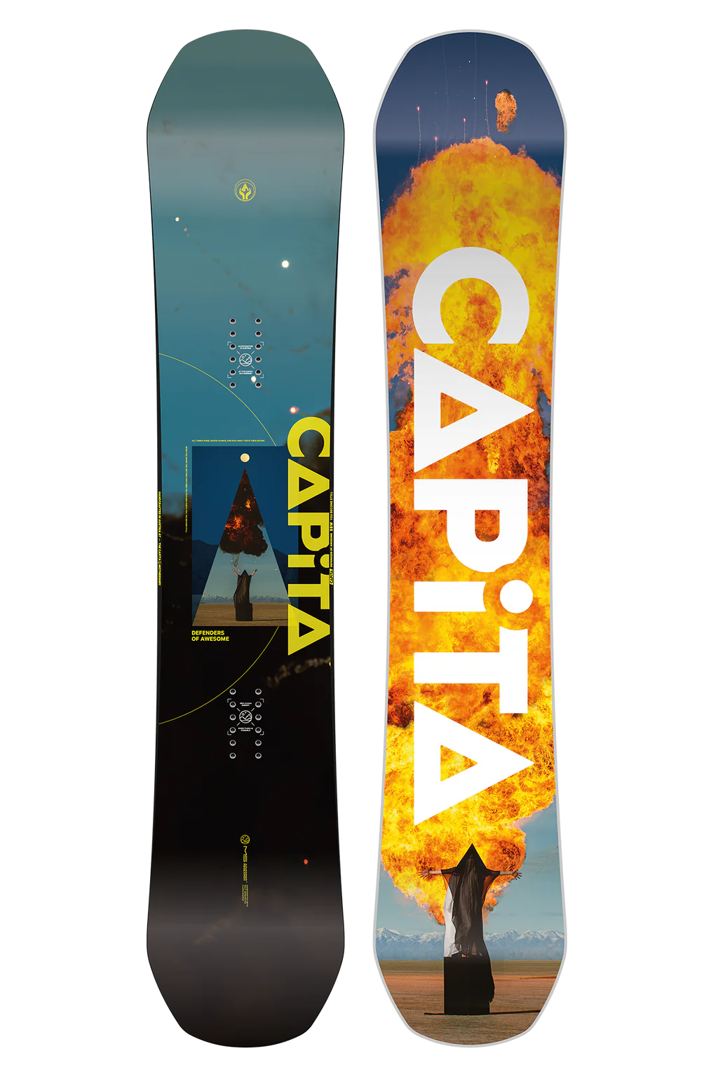 Defenders of Awesome, DOA 159 cm wide snowboard, 2024/2025