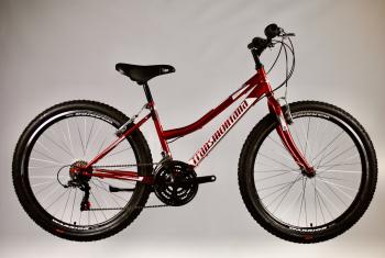 MTB 1.0 női kerékpár 26&quot;, bordó-fehér Kép