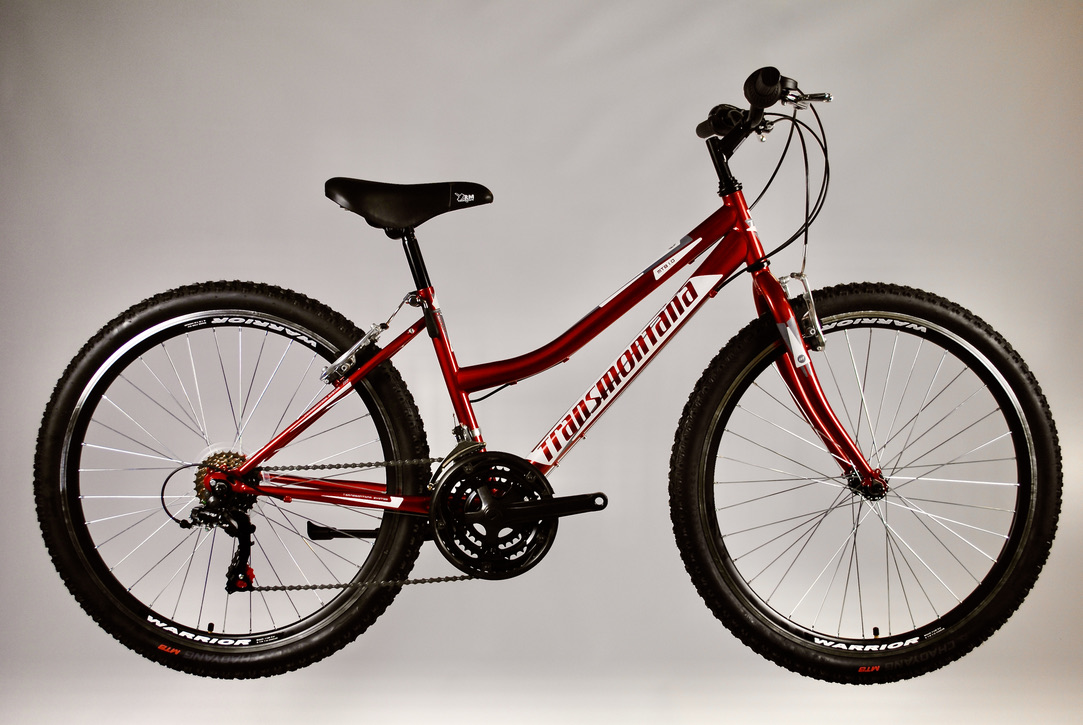 MTB 1.0 női kerékpár 26", bordó-fehér
