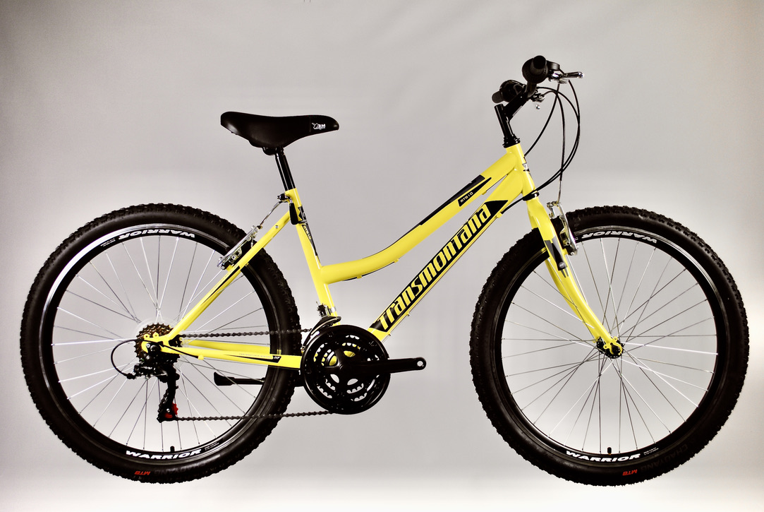MTB 1.0 női kerékpár 26", neon sárga-fekete