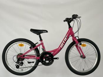 MTB Kid kerékpár 20&quot;, pink-fehér, 12 seb. Kép