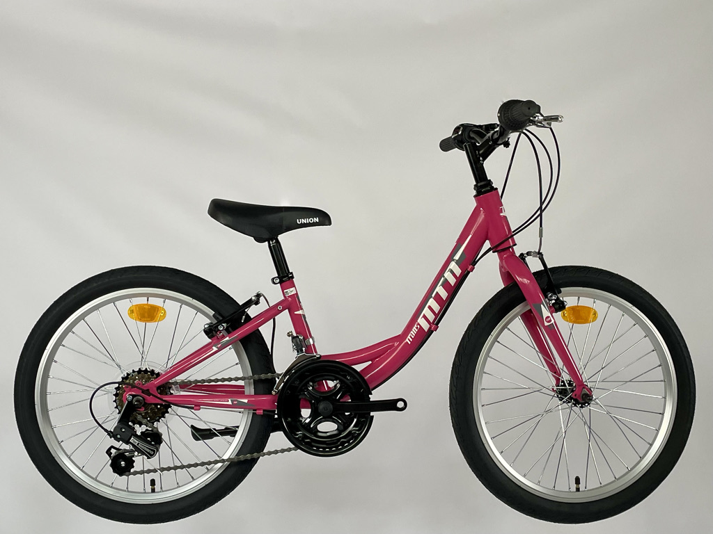 MTB Kid kerékpár 20", pink-fehér, 12 seb.