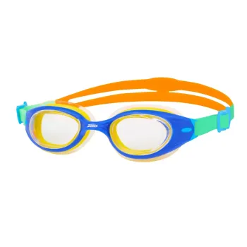 Zoggs Little Sonic Air Kid úszószemüveg, blue-yellow-orange-clear Kép