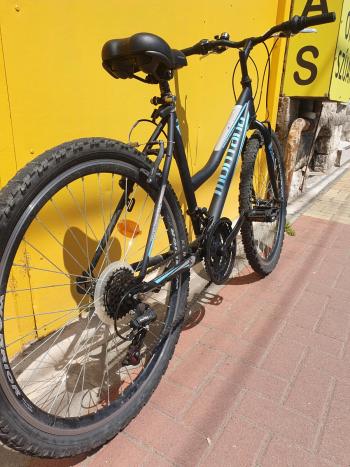 Használt 26"-os Montana női MTB kerékpár, fekete-kék 2.Kép