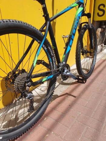 Használt 29"-os Cross Fusion MTB kerékpár, fekete-kék 3.Kép