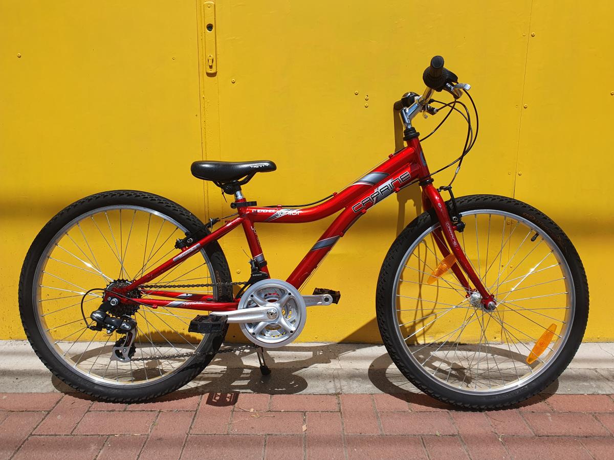 Használt 24"-as Caprine Cherokee junior MTB, bordó