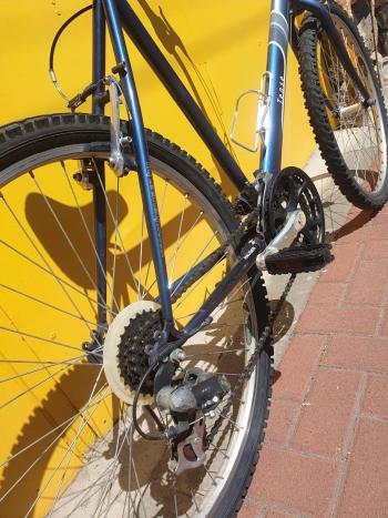 Használt 26"-os Hauser Tense MTB kerékpár, grafit-kék 2.Kép