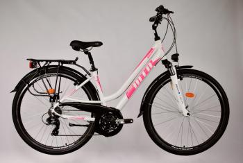 trekking comfort 2.0  női kerékpár 28&quot;, fehér-pink Kép