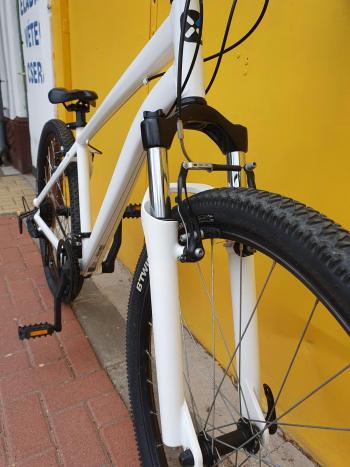 Használt 27.5"-os B-Twin 340 MTB kerékpár, fehér 2.Kép