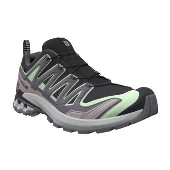 XA PRO 3D V9 GTX női terepfutó cipő, black/platina green/gray violet 4.Kép