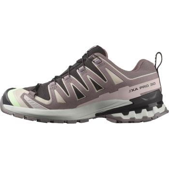 XA PRO 3D V9 GTX női terepfutó cipő, black/platina green/gray violet 8.Kép