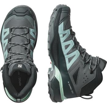 X Ultra 360 Mid GTX női túracipő, turbulence/carbon/tourmaline 8.Kép