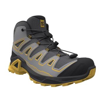 X Ultra 360 Mid GTX JUNIOR túracipő, castlerock/black/spicy mustard 5.Kép
