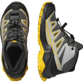 X Ultra 360 Mid GTX JUNIOR túracipő, castlerock/black/spicy mustard 9.Kép