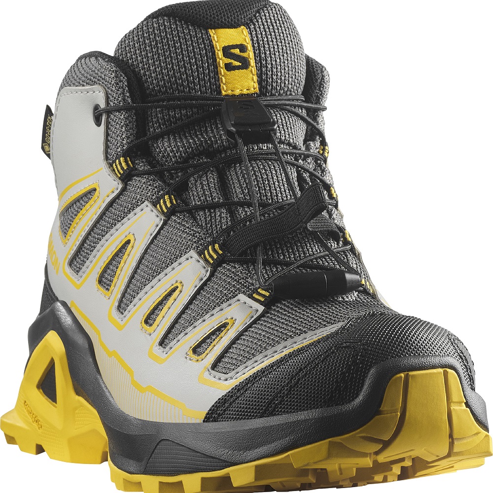 X Ultra 360 Mid GTX JUNIOR túracipő, castlerock/black/spicy mustard