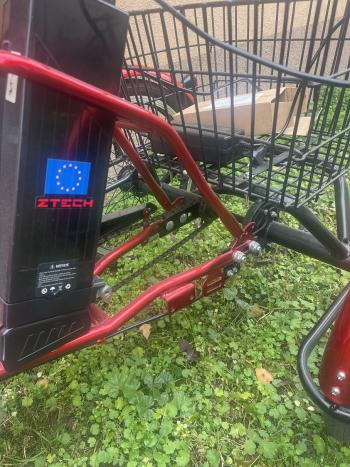 Használt Z-Tech ZT-81 Trailer 2.0 e-tricikli, piros 6.Kép