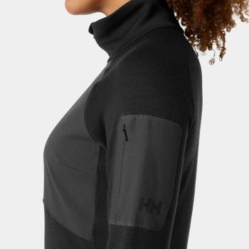 LIFA Merino 1/2 Zip női sípulóver, black 2.Kép