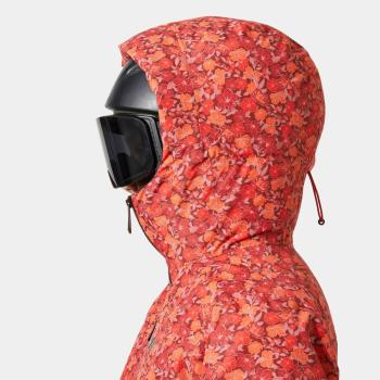 Valdisere 3.0 Women Ski Jacket, red floral 2.Kép