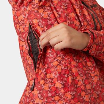 Valdisere 3.0 Women Ski Jacket, red floral 3.Kép