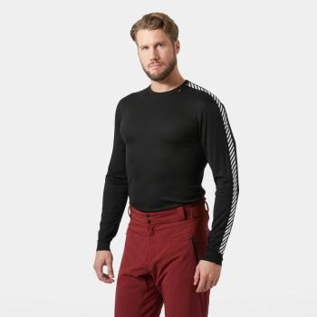 Lifa Stripe Crew sí aláöltöző felső, black 2.Kép