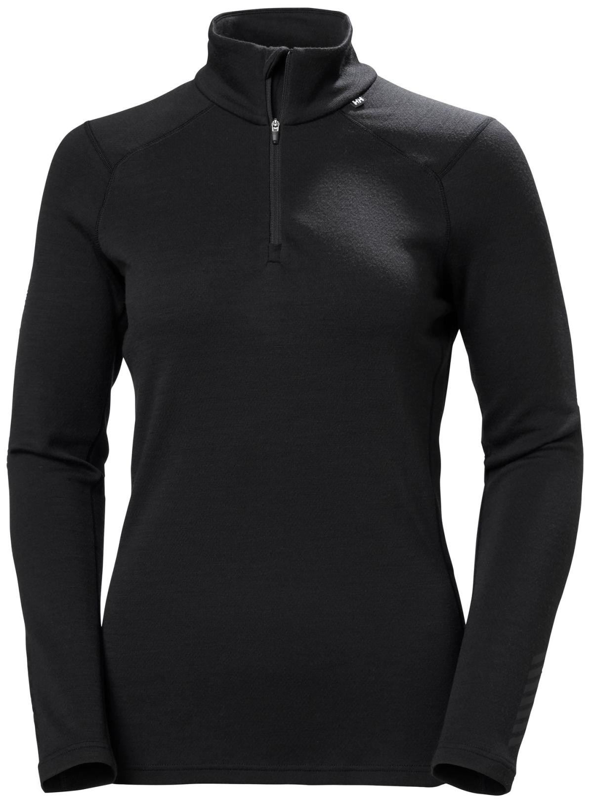 LIFA Merino MW 1/2 Zip női sípulóver, black