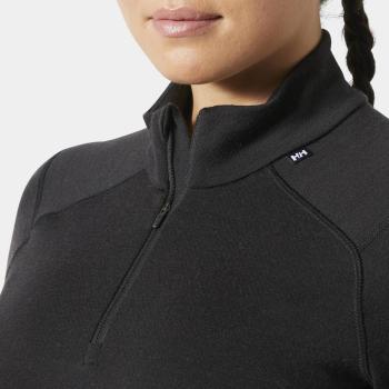 LIFA Merino MW 1/2 Zip női sípulóver, black 2.Kép