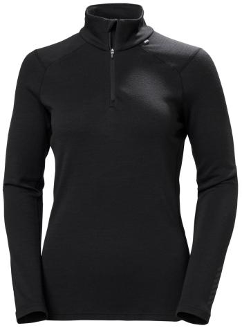 LIFA Merino MW 1/2 Zip női sípulóver, black Kép