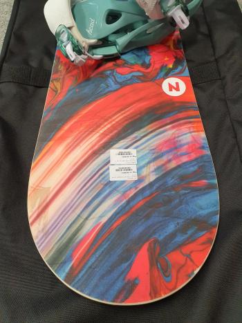 Használt Nitro Lectra snowboard Head NX Fay I kötéssel, 138cm 2.Kép
