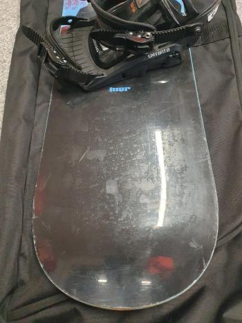 Használt Hammer MFG snowboard Salomon Speedfit kötéssel, 155cm 2.Kép