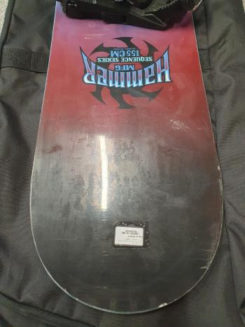 Használt Hammer MFG snowboard Salomon Speedfit kötéssel, 155cm 3.Kép